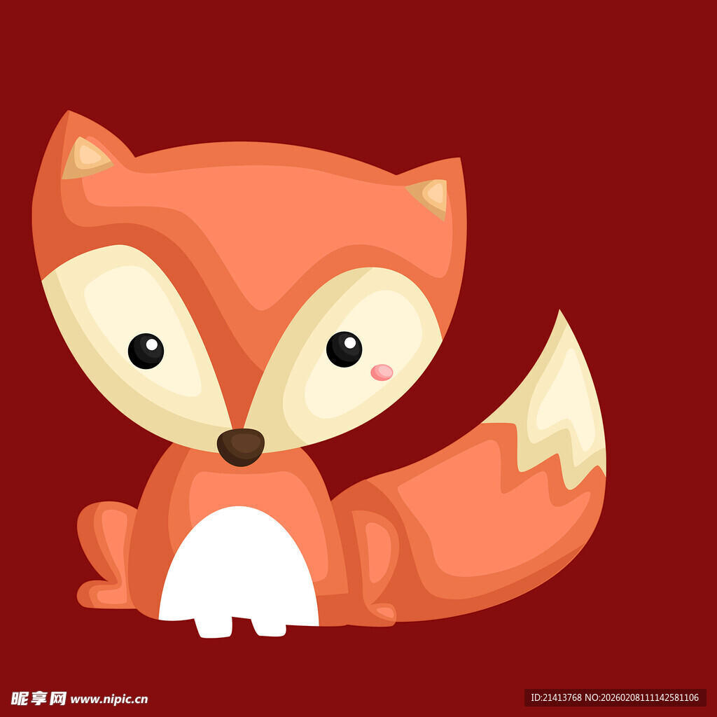 可爱小狐狸卡通形象