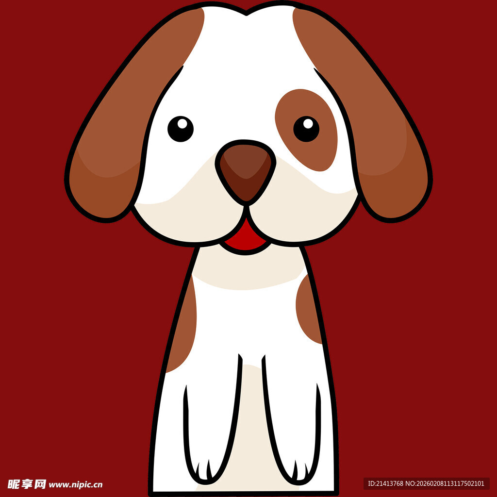 可爱小狗卡通形象