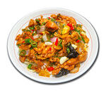 辣子鸡拌面 大盘鸡拌面 拌面