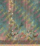 复古花卉图案织物