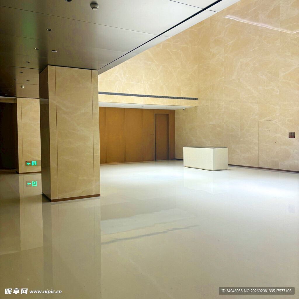 现代简约风格空旷室内空间