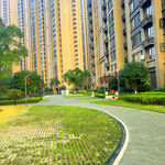 小区内的宜人绿化景观