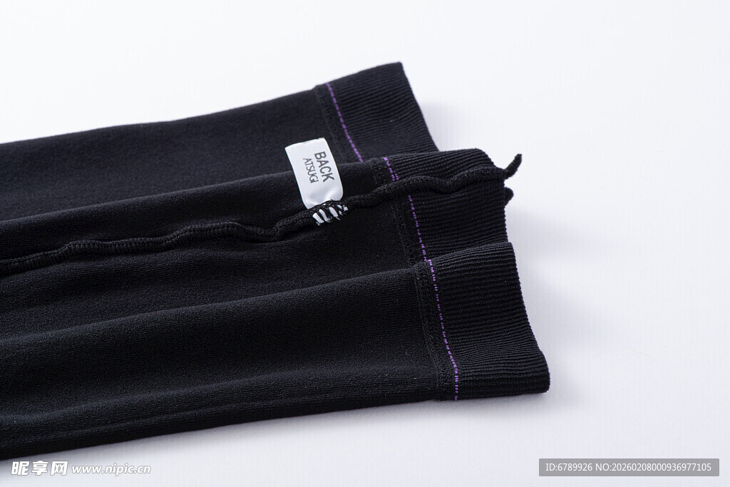黑色裤袜带特写