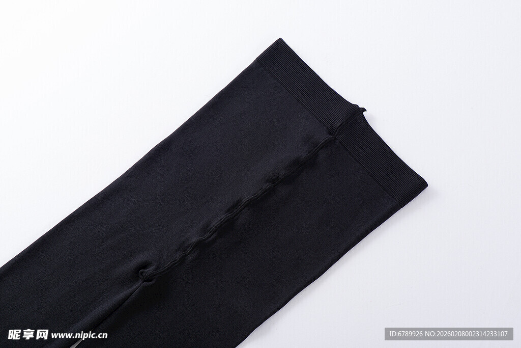 黑色裤袜腰部展示