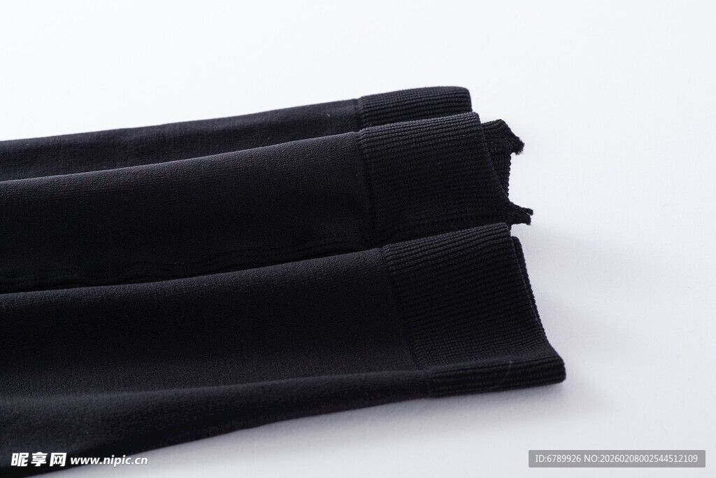 黑色柔软裤袜细节展示