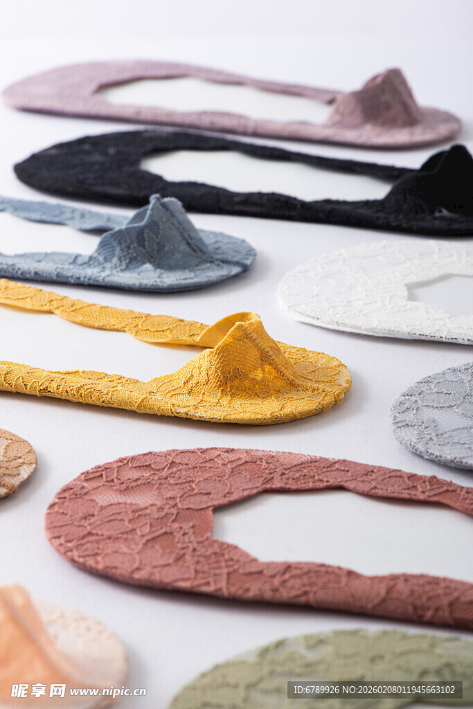 多彩隐形船袜展示