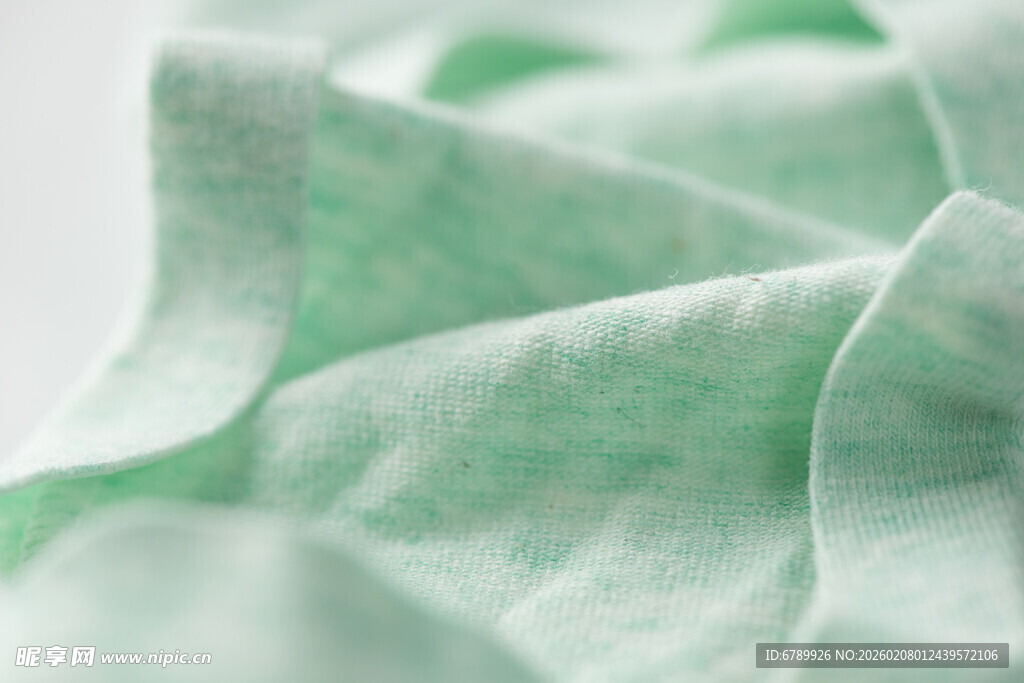 淡绿色船袜特写