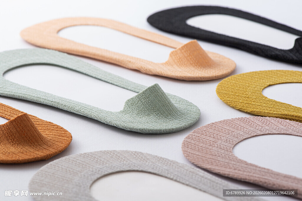 多彩隐形船袜展示