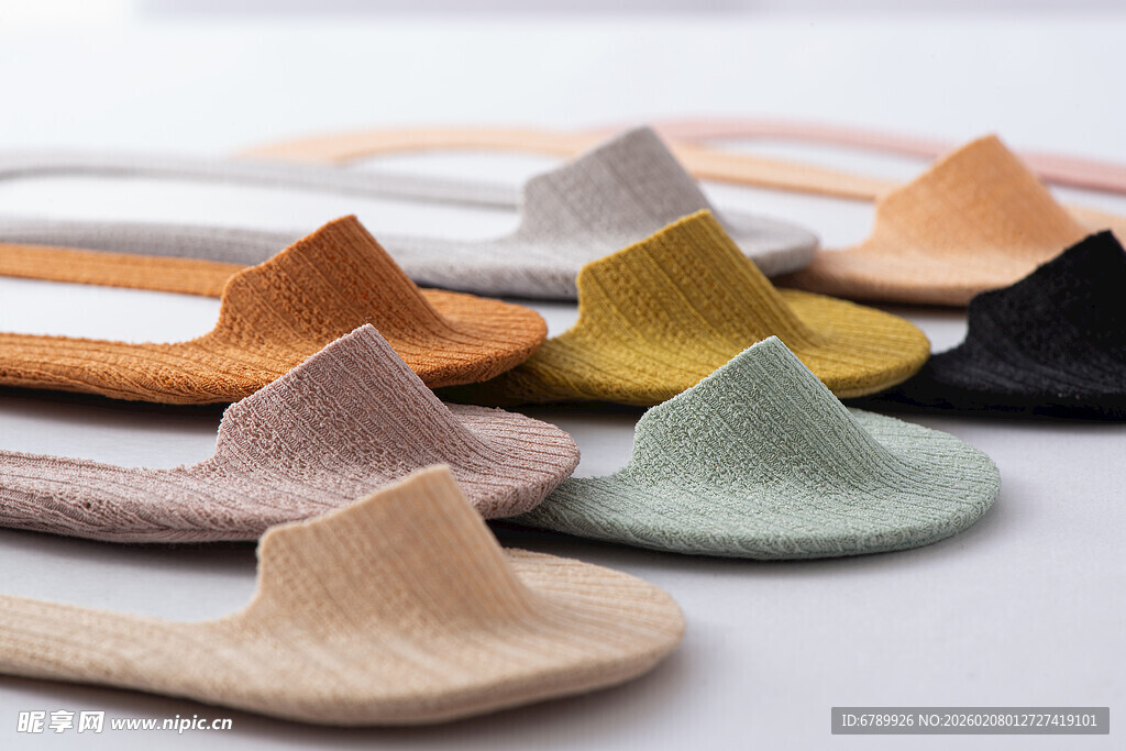 多彩时尚船袜展示