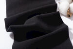 黑色棉质布料特写