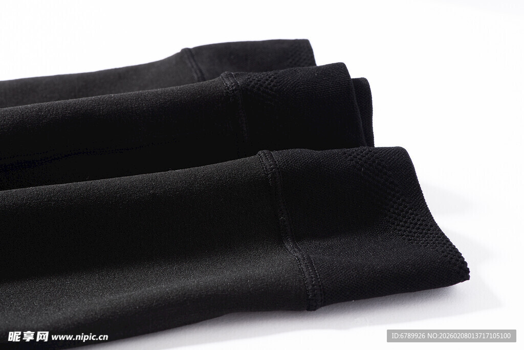 黑色紧身裤特写