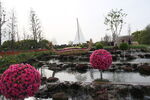 湖畔花球景观