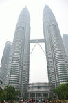 吉隆坡双子塔壮观景象