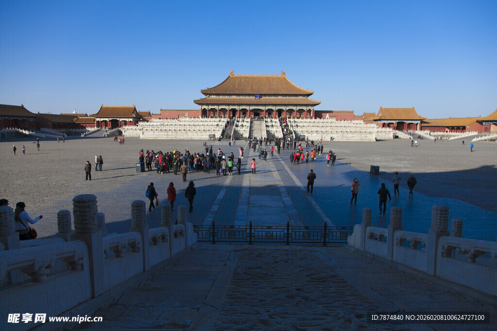 故宫太和殿广场壮丽景观