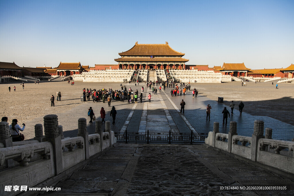 故宫太和殿广场壮观景象