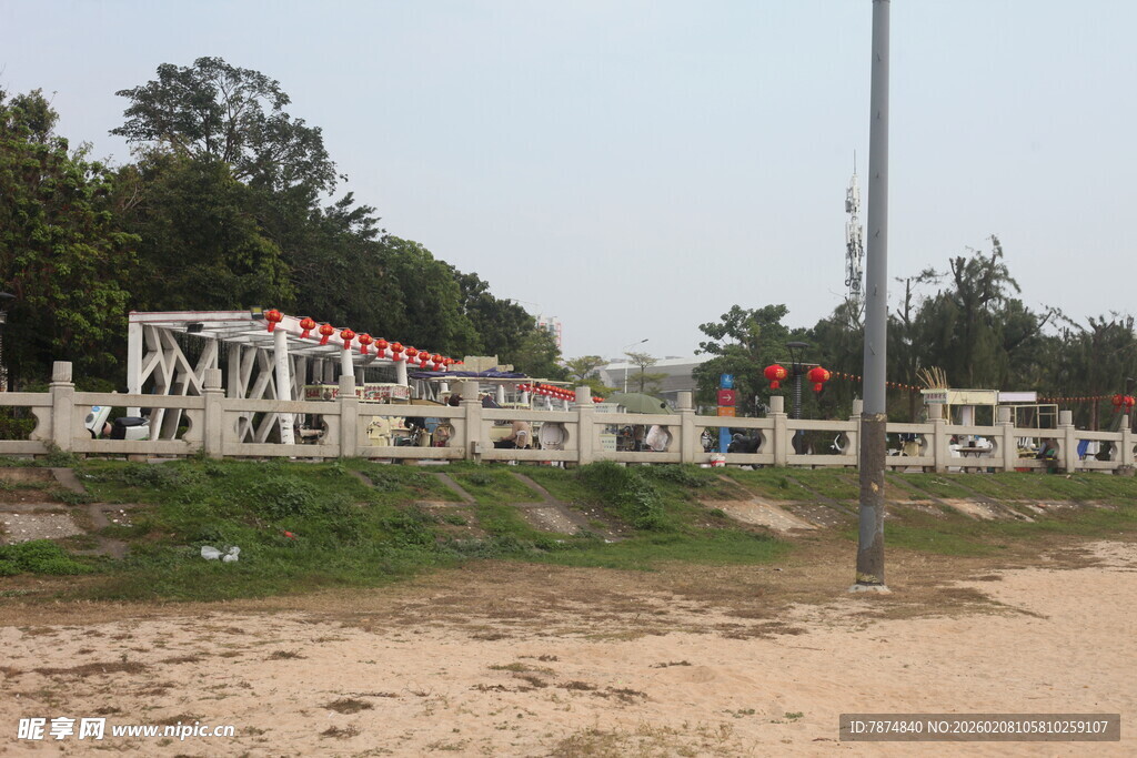 湛江户外标语展示场景