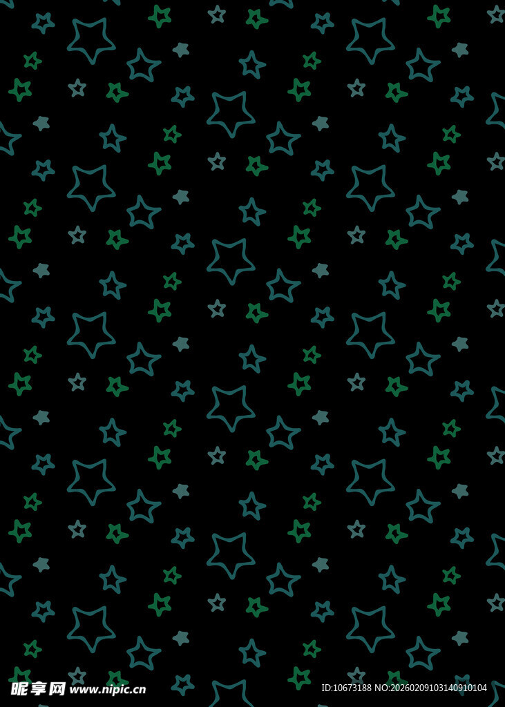 黑色底绿色几何图案纹理