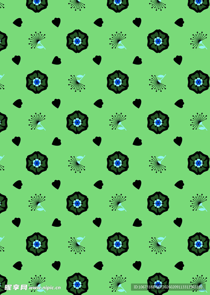 绿色六边形图案背景纹理