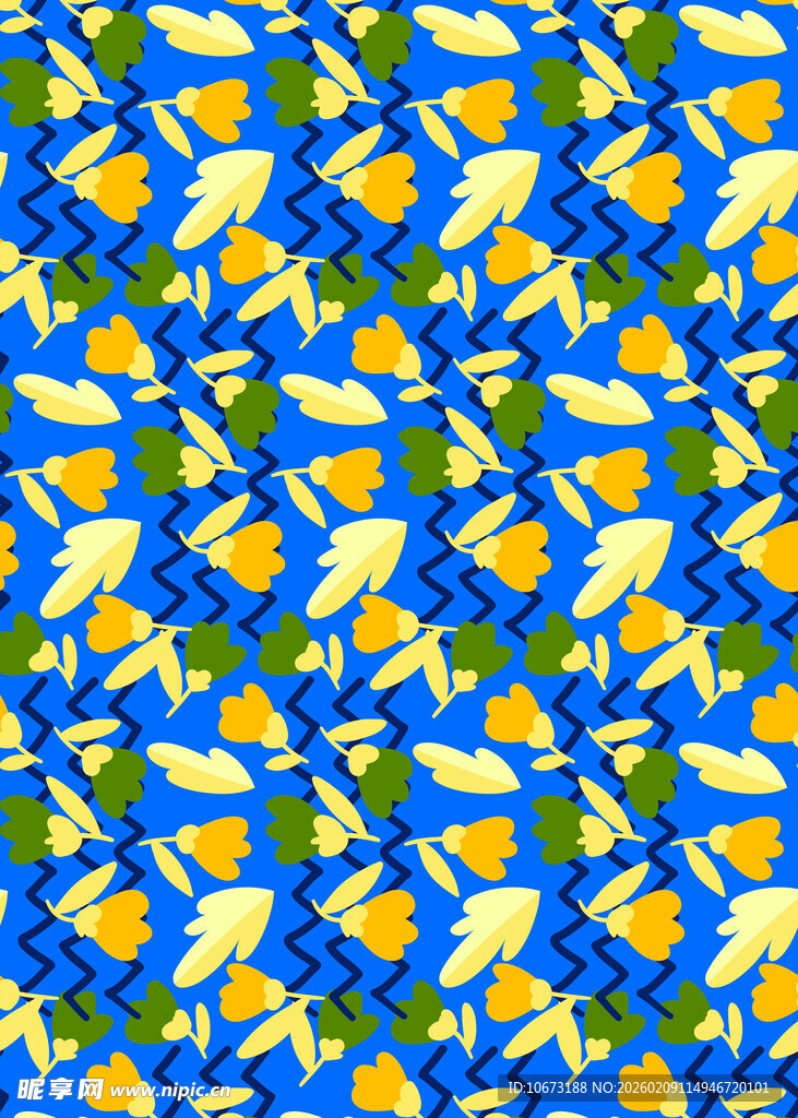 多彩几何图案织物纹理