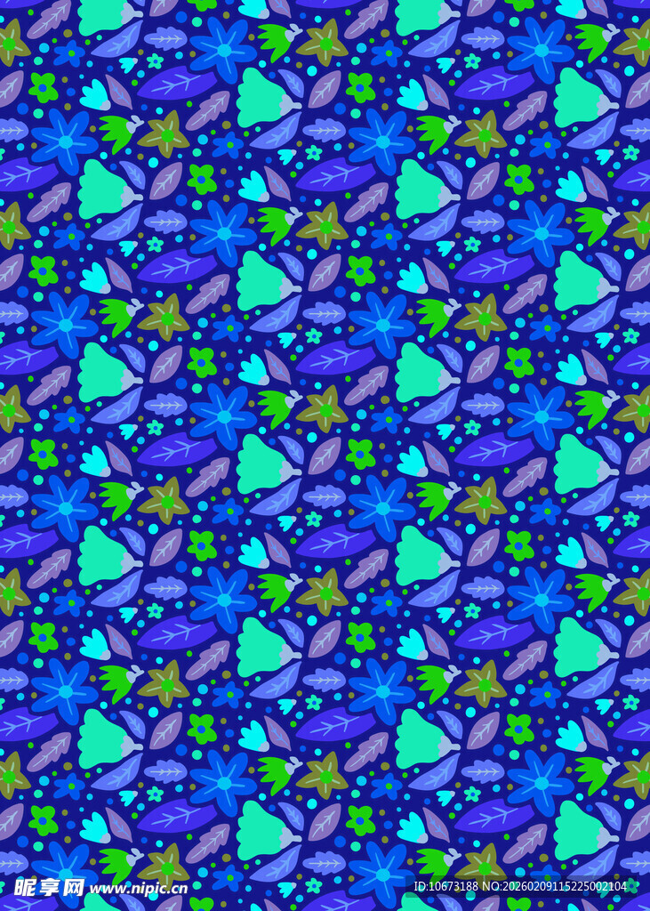 蓝绿相间几何图案纹理