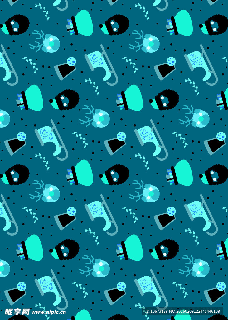 科技风电子设备图案背景