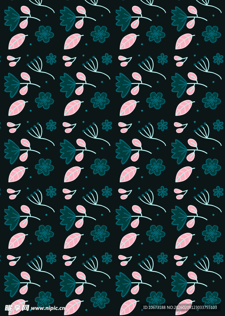 粉色图案深色背景纹理