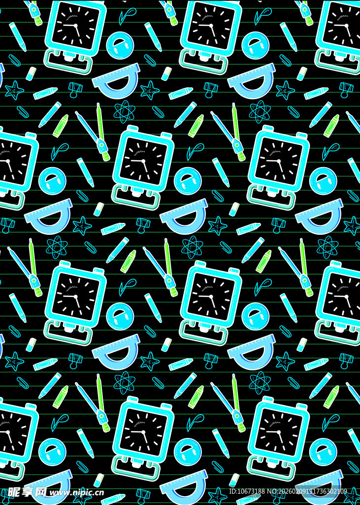 科技风二维码图案背景