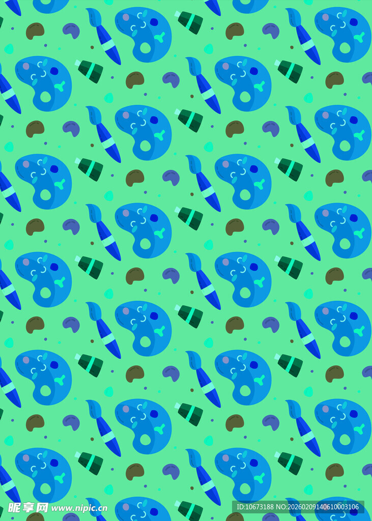 蓝绿相间的抽象图案纹理