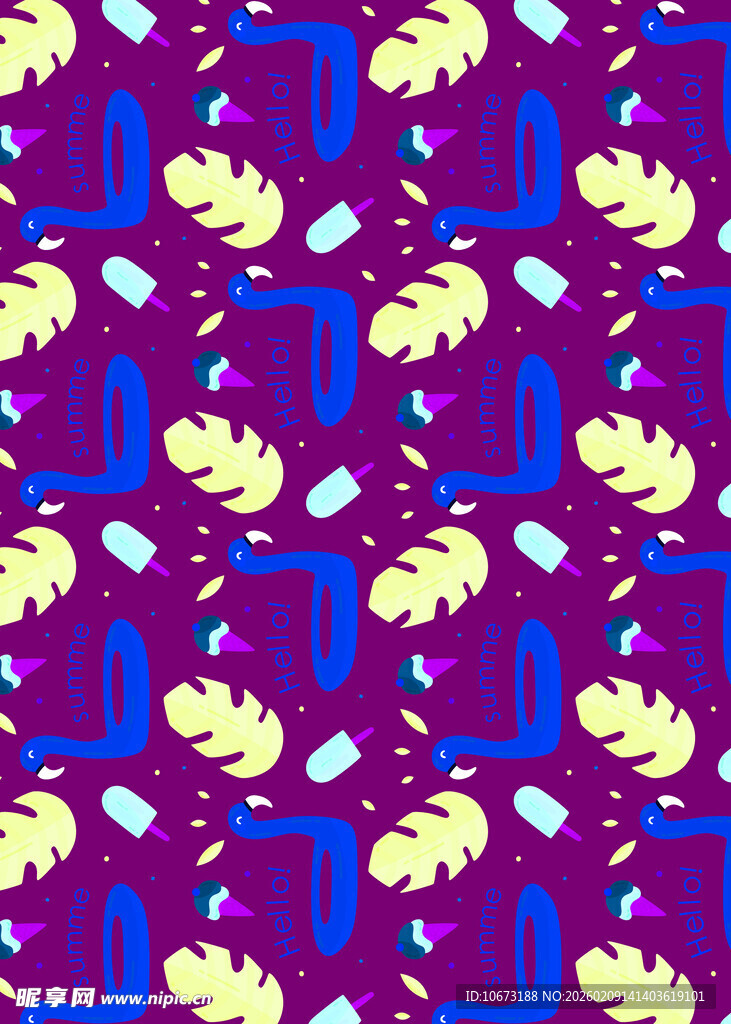 紫色几何图案装饰背景