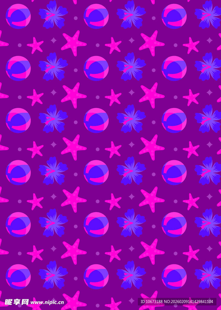 梦幻星空图案背景