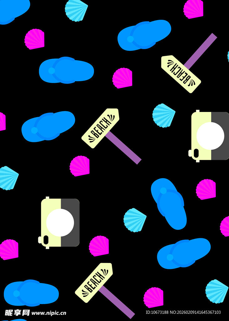 多彩抽象图案背景