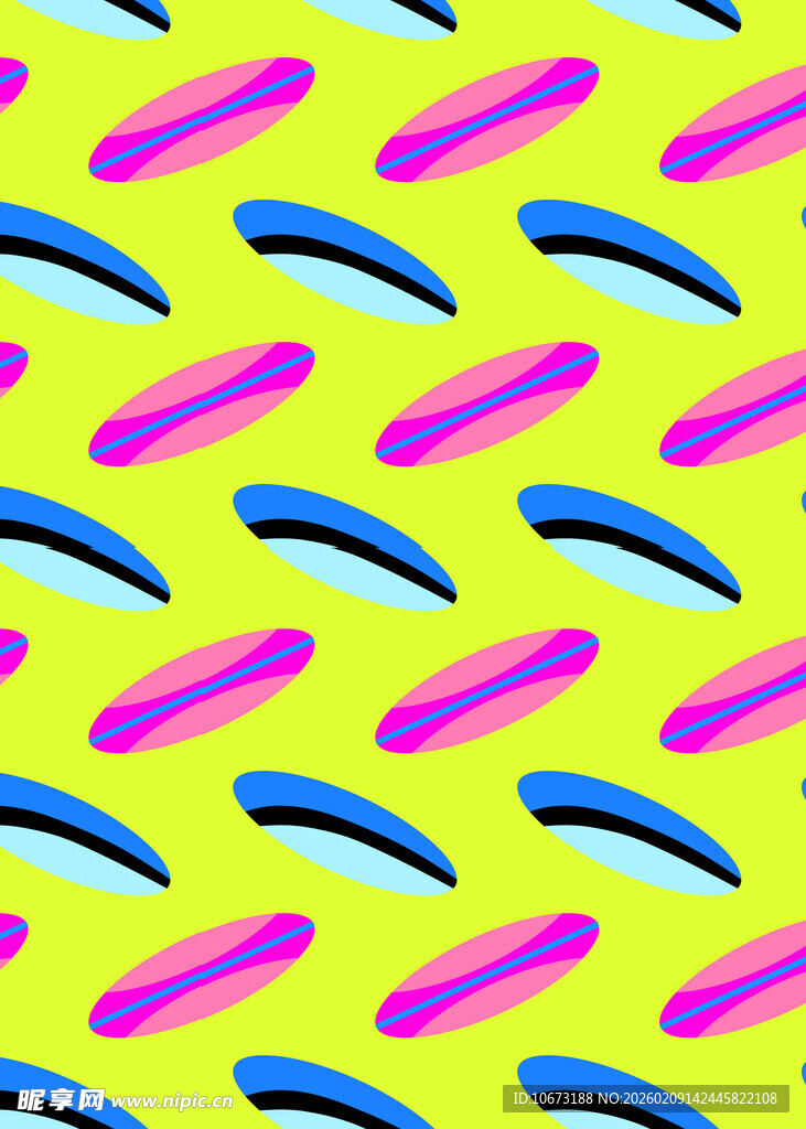 荧光色抽象条纹图案背景