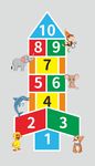 彩色数字积木玩具塔