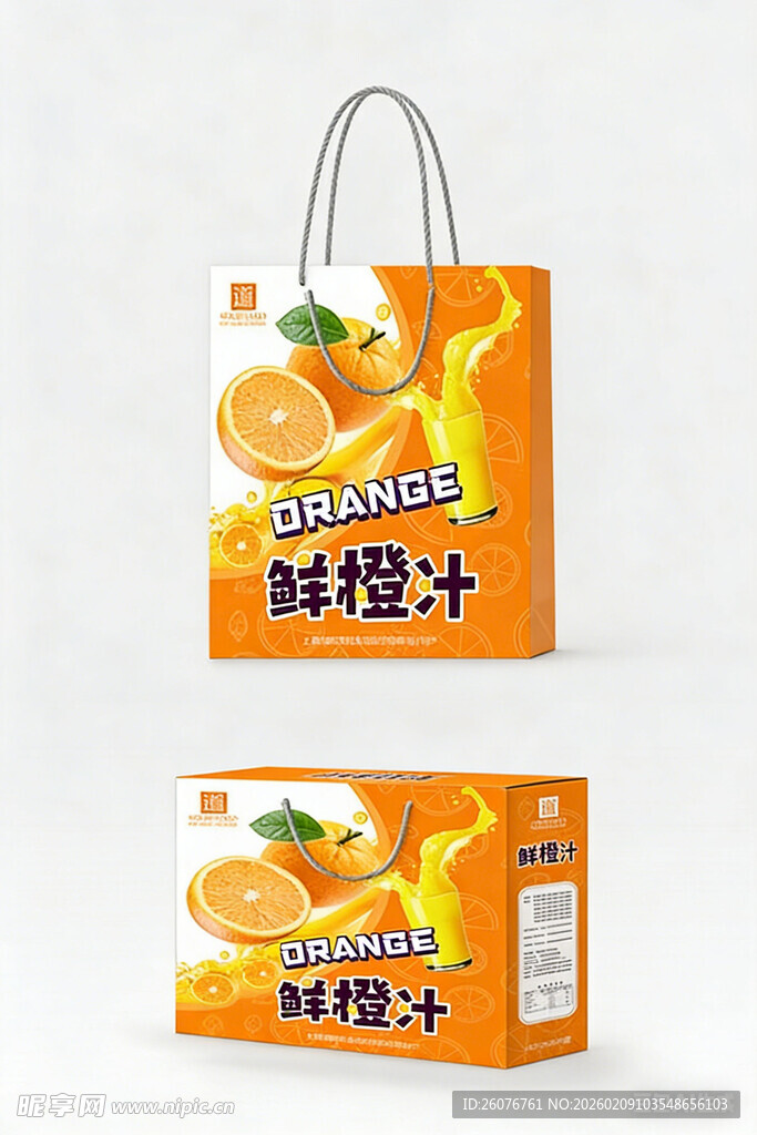 简约手提袋设计展示图片