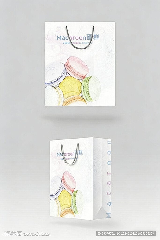 简约手提袋设计展示图片