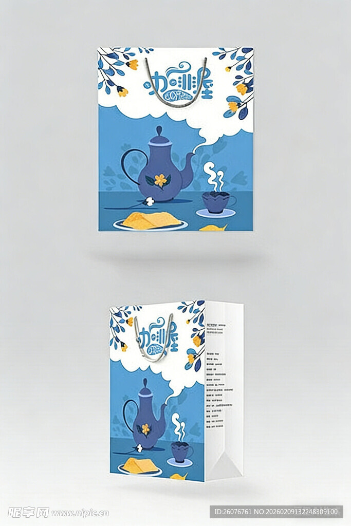 简约手提袋设计展示图片