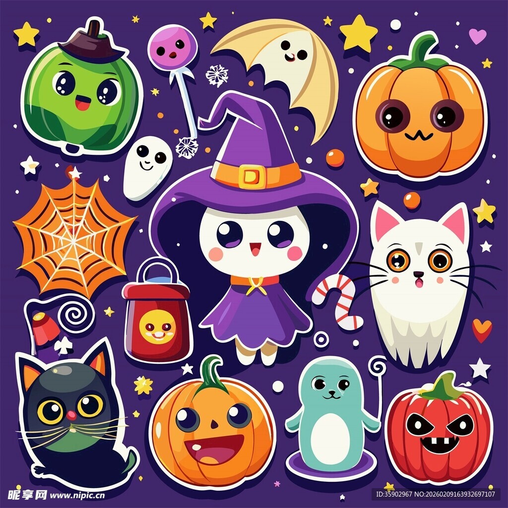 万圣节卡通元素大集合