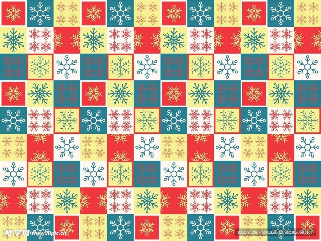 多彩几何图案拼接背景