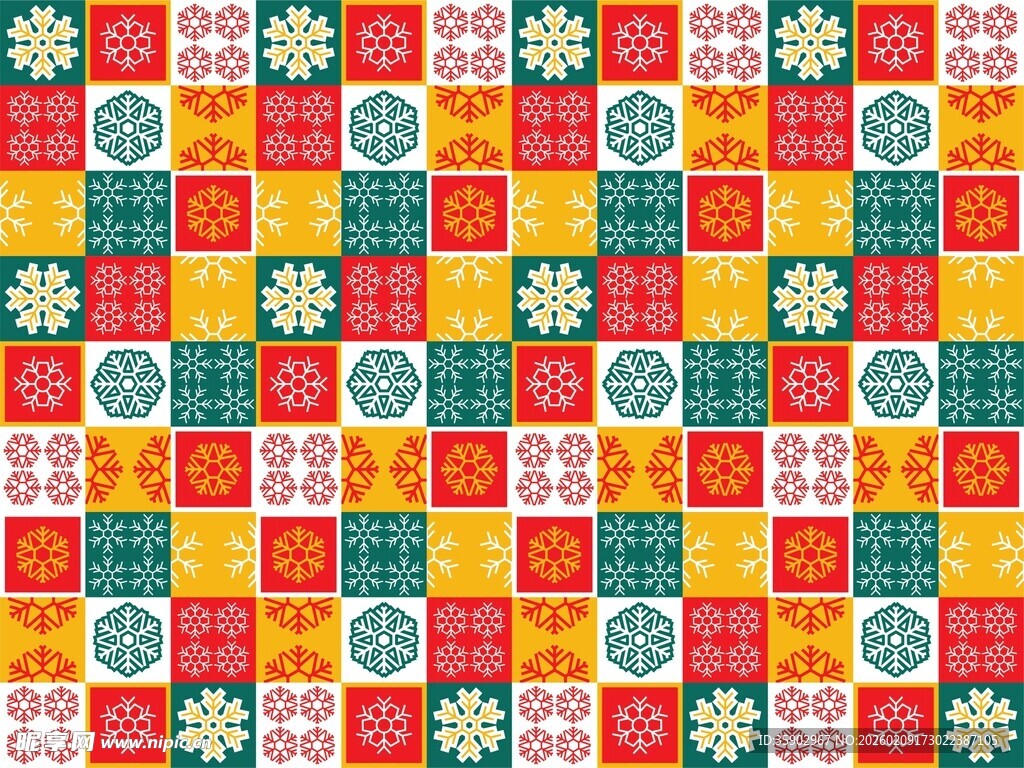 多彩几何图案无缝背景