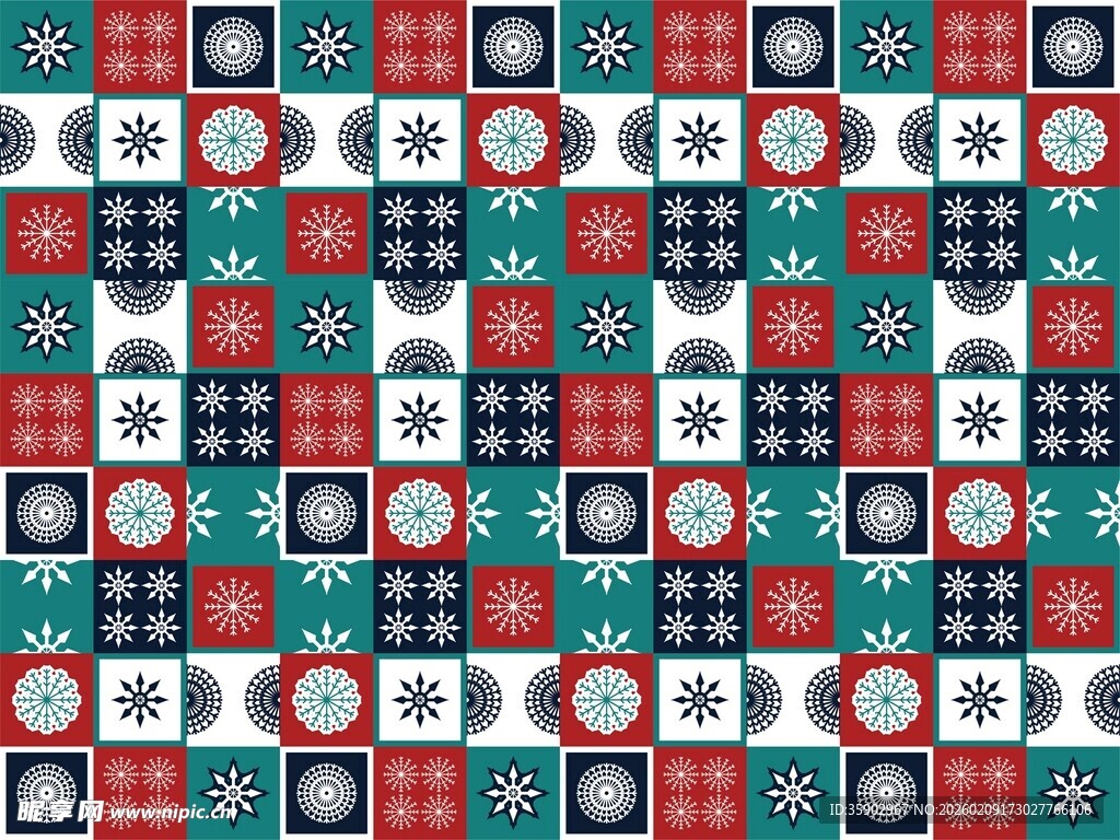 多彩几何图案无缝背景