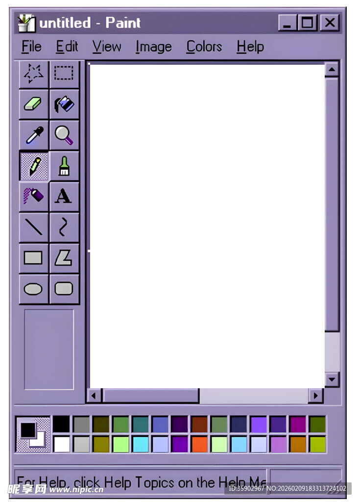 经典绘图软件界面展示