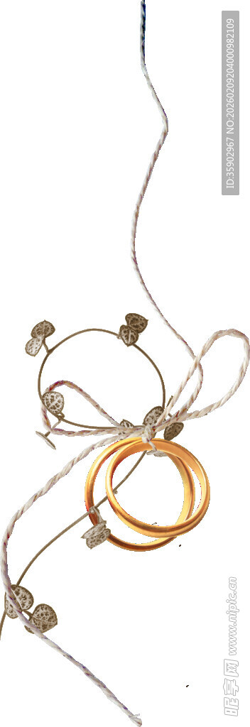 金属线圈饰品展示