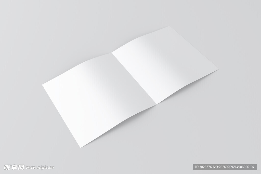 空白双页画册展示样机