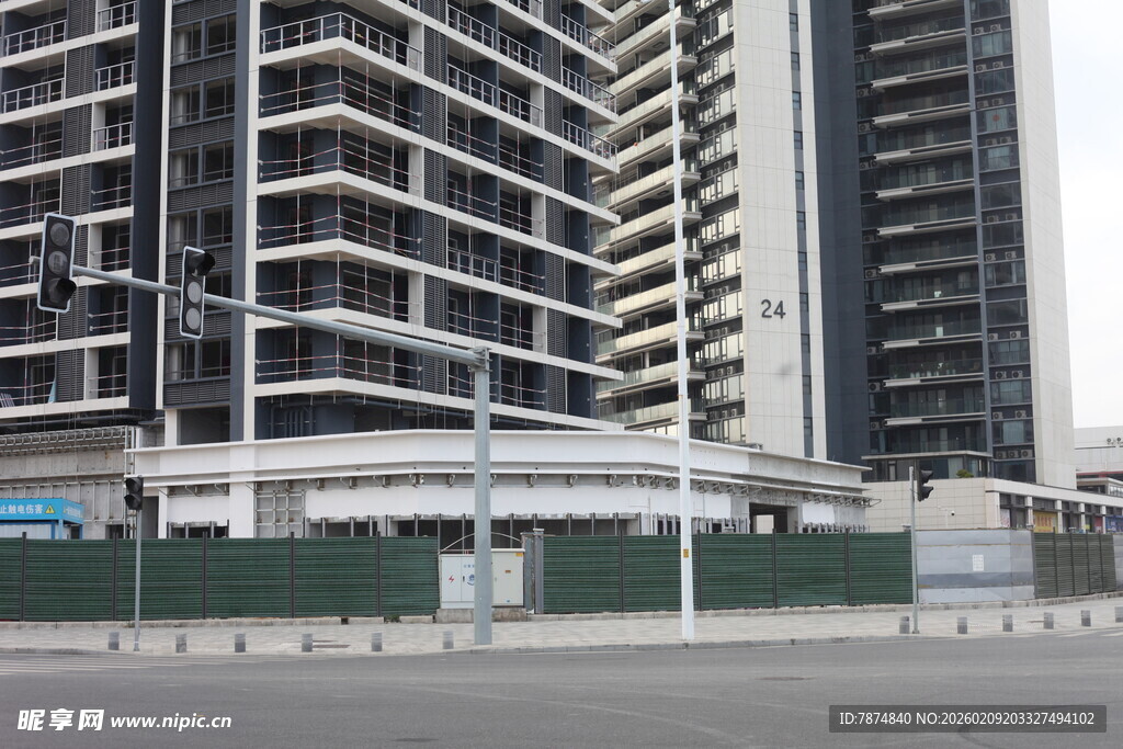 现代高层住宅建筑外观