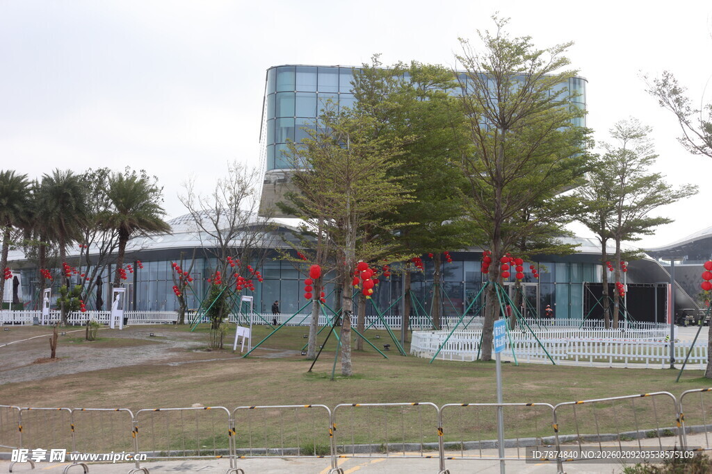 城市户外建筑景观场景