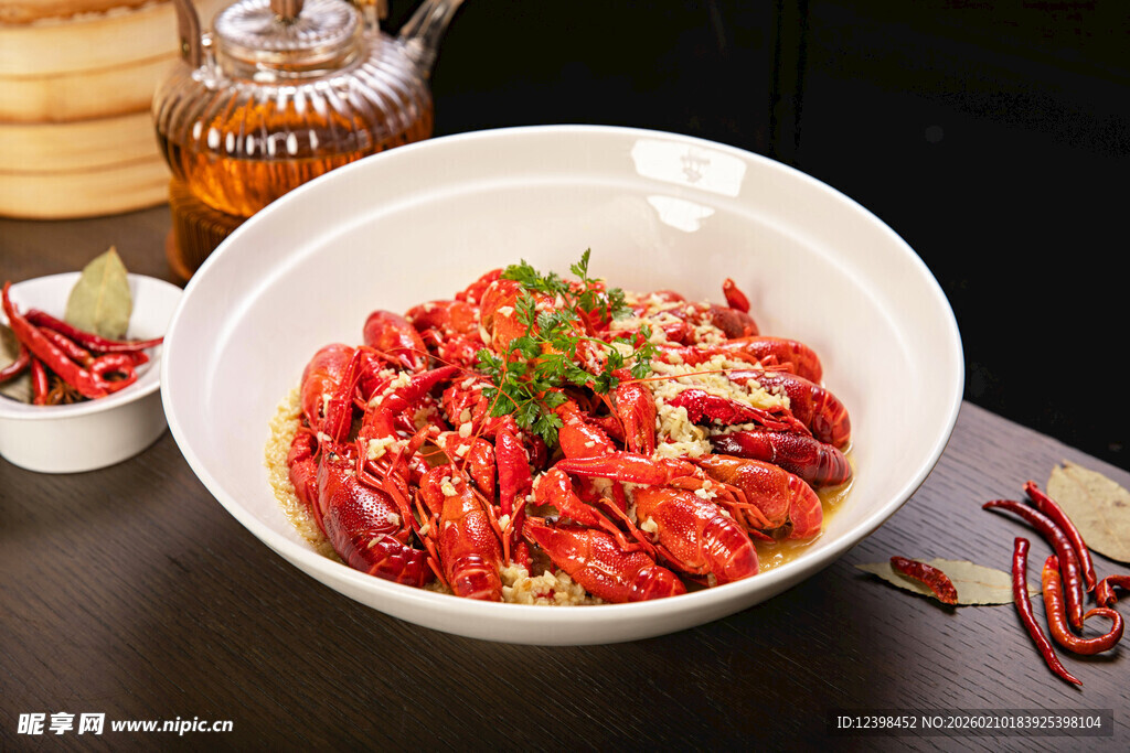 香辣小龙虾诱人美食
