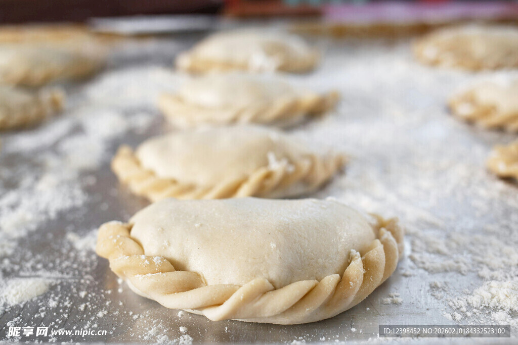 手工制作的美味花边小点心