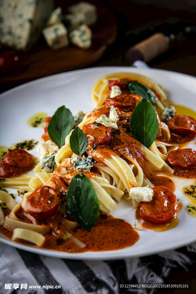 美味意大利香肠意面