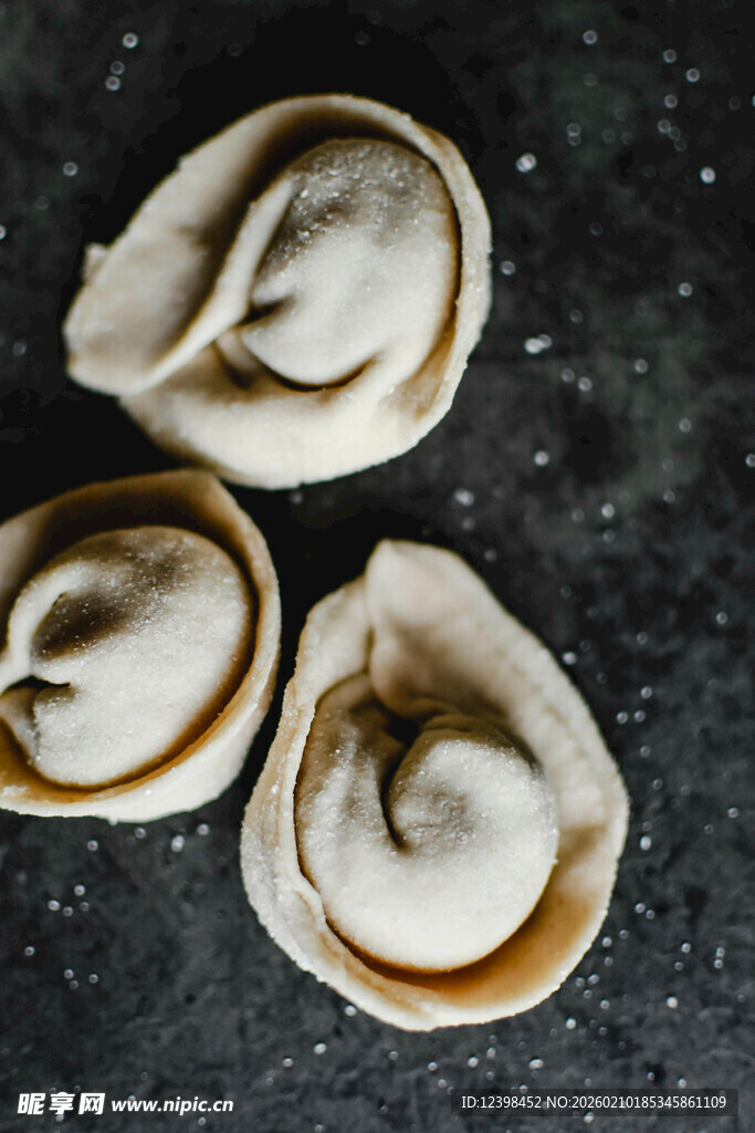 美味饺子特写