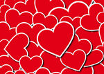 红色爱心图案